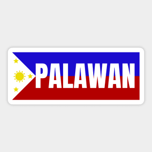Province of Palawan in Philippines Flag Sticker